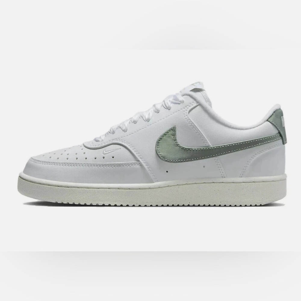 Nike Court Vision Low Next Nature in White Sail Jade Horizon (Women's) Size 10.5
